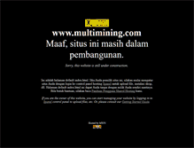 Tablet Screenshot of multimining.com